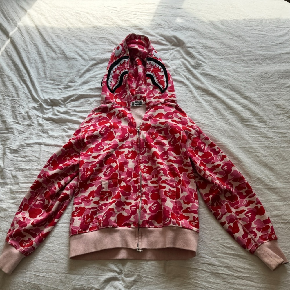BAPE Bathing Ape pink camo hoodie
